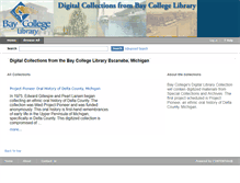 Tablet Screenshot of digitallibrary.baycollege.edu